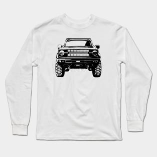 Bronco 4x4 Sketch Art Long Sleeve T-Shirt